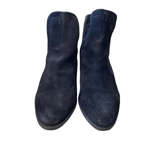 COCONUTS By Matisse Pronto Black Leather V-Cut Ankle Boots Booties Size 7.5 - Picture 2 of 9